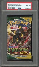 [PSA 8] Evolving Skies Booster Pack Umbreon Foil Sword & Shield Inglês POKEMON comprar usado  Enviando para Brazil