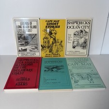 NEW JERSEY SHORE Shipwrecks Legends Ghost Stories Book Lot (x6) Delaware comprar usado  Enviando para Brazil