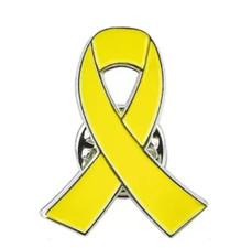 Yellow ribbon pin for sale  NEWCASTLE UPON TYNE