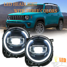 Farol projetor LED ultra DRL lâmpada de corrida carro para Jeep Renegade 2014-2021 comprar usado  Enviando para Brazil