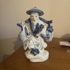 Chinese fisherman blue for sale  PETERBOROUGH