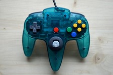 N64 - Original Nintendo Controller Clear Ice Blue (guter Zustand), usado comprar usado  Enviando para Brazil
