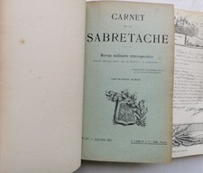 Carnet sabretache année d'occasion  Nancy-