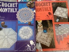 Crochet monthly magazines for sale  RIPLEY