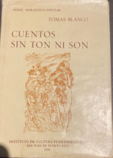 Puerto Rico, 1970, CUENTOS SIN TON NI SON, Tomas Blanco, 200pgs comprar usado  Enviando para Brazil