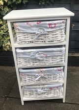 Wicker storage drawers for sale  LEOMINSTER