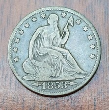 1853 seated liberty for sale  Boone