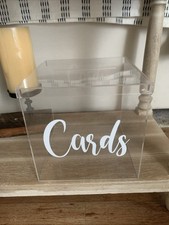 Acrylic wedding card for sale  Jacksonville