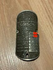 Riginal simson awo gebraucht kaufen  Dresden