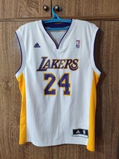 Camiseta masculina basquete Los Angeles Lakers Adidas NBA #24 Kobe Bryant LA tamanho P comprar usado  Enviando para Brazil