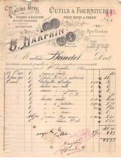 Facture.am19549.lyon.1906.darp d'occasion  France
