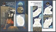 GS0388 2019 ÁFRICA CENTRAL APOLLO 11 SPACE! REVESTIMENTO UV #9025-28+BL1999 MNH comprar usado  Enviando para Brazil