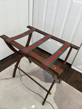 Raro Vintage Madeira Dobrável Mala Rack Tapeçaria Alças Suporte Hotel comprar usado Raro Vintage Madeira Dobrável Mala Rack Tapeçaria Alças Suporte Hotel comprar usado  Enviando para Brazil