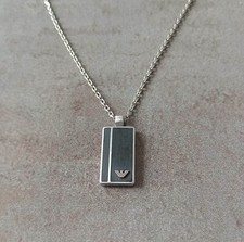 Emporio armani necklace for sale  HULL