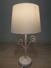 Bedside lamp white for sale  IPSWICH