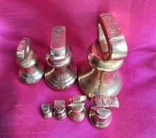 Set vintage brass for sale  GLOUCESTER