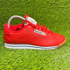 Tênis esportivo Reebok clássico princesa feminino tamanho 9 vermelho branco goma, usado comprar usado  Enviando para Brazil