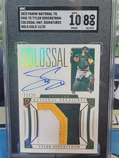 🔥 2023 Nation Treasures Tyler Soderstrom Colossal Patch Auto Holo OURO/25 SGC  comprar usado  Enviando para Brazil