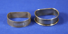 Silver napkin rings for sale  WREXHAM