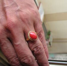 Anello rosso corallo usato  Torre del Greco
