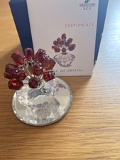 Swarovski vase roses for sale  LEIGHTON BUZZARD