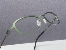 Armações de óculos Adidas femininas verde oval angular fina metal A867 aro completo, usado comprar usado  Enviando para Brazil