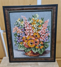 Gobelin stickbild bouquet gebraucht kaufen  Pulheim