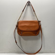 Bolsa satchel Michael Kors couro pebbled laranja comprar usado  Enviando para Brazil