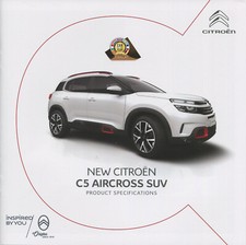 Car specifications brochure for sale  BASILDON