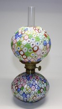 Usado, LÂMPADA VINTAGE DE ÓLEO/QUEROSENE MURANO MILLEFIORI comprar usado  Enviando para Brazil