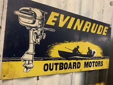 Vintage metal evinrude for sale  COLCHESTER