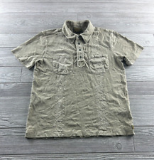 Usado, Uniforme Lucky Brand edição padrão fornecedor 1/4 botão manga curta bordado comprar usado  Enviando para Brazil