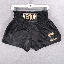 Shorts de boxe Venum Classic Muay Thai (preto/dourado) - Unissex médio (28-32 cintura) comprar usado  Enviando para Brazil