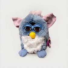 1999 Tiel Blue Furby Cabelo Rosa com Olhos Castanhos Não Funciona Muito Raro WT “Leia” comprar usado  Enviando para Brazil