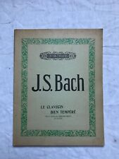 Bach partition clavecin d'occasion  Lassigny