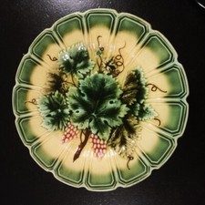 Ancienne assiette barbotine d'occasion  Martigues