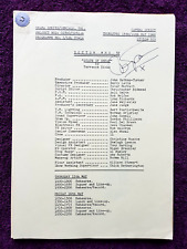 Doctor script synopsis for sale  WIRRAL