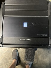 Amplificador Subwoofer Mono Alpine MRX-M55 — 550 Watts RMS Usado comprar usado  Enviando para Brazil