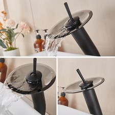 Torneira de banheiro em cascata de vidro cabo curto único vaso de lavatório preto bacia., usado comprar usado Torneira de banheiro em cascata de vidro cabo curto único vaso de lavatório preto bacia., usado comprar usado  Enviando para Brazil