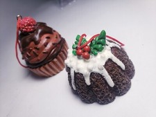 Mini enfeite de bolo e cupcake realista em miniatura comprar usado  Enviando para Brazil