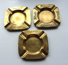Brass advertising ashtrays for sale  ROTHERHAM