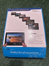 TV digital portátil Tivax Hirez de 7 pulgadas completa con accesorios y caja para juegos segunda mano  Embacar hacia Mexico