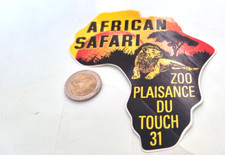 Autocollant /Sticker african safari  zoo plaisance du touch 31 comprar usado  Enviando para Brazil