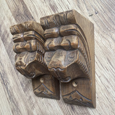 Antique oak lions for sale  HARLESTON