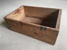 Vintage wooden crate for sale  HUDDERSFIELD