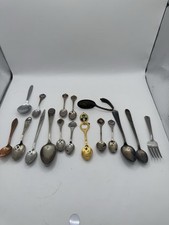 PACOTE VÁRIAS COLHERES PEQUENAS, COMO CHÁ ESTILO MOSTARDA CRUET etc LOTE VINTAGE comprar usado  Enviando para Brazil