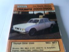 Triumph 2000 2500 for sale  SUDBURY