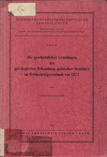 Geschichtlichen grundlagen pri gebraucht kaufen  Dinkelscherben