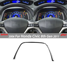 Para Honda Civic 06-11 Fibra de Carbono Velocímetro Painel de Instrumentos Superior Console Trim comprar usado  Enviando para Brazil
