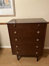 cream vintage chest drawers for sale  HEREFORD